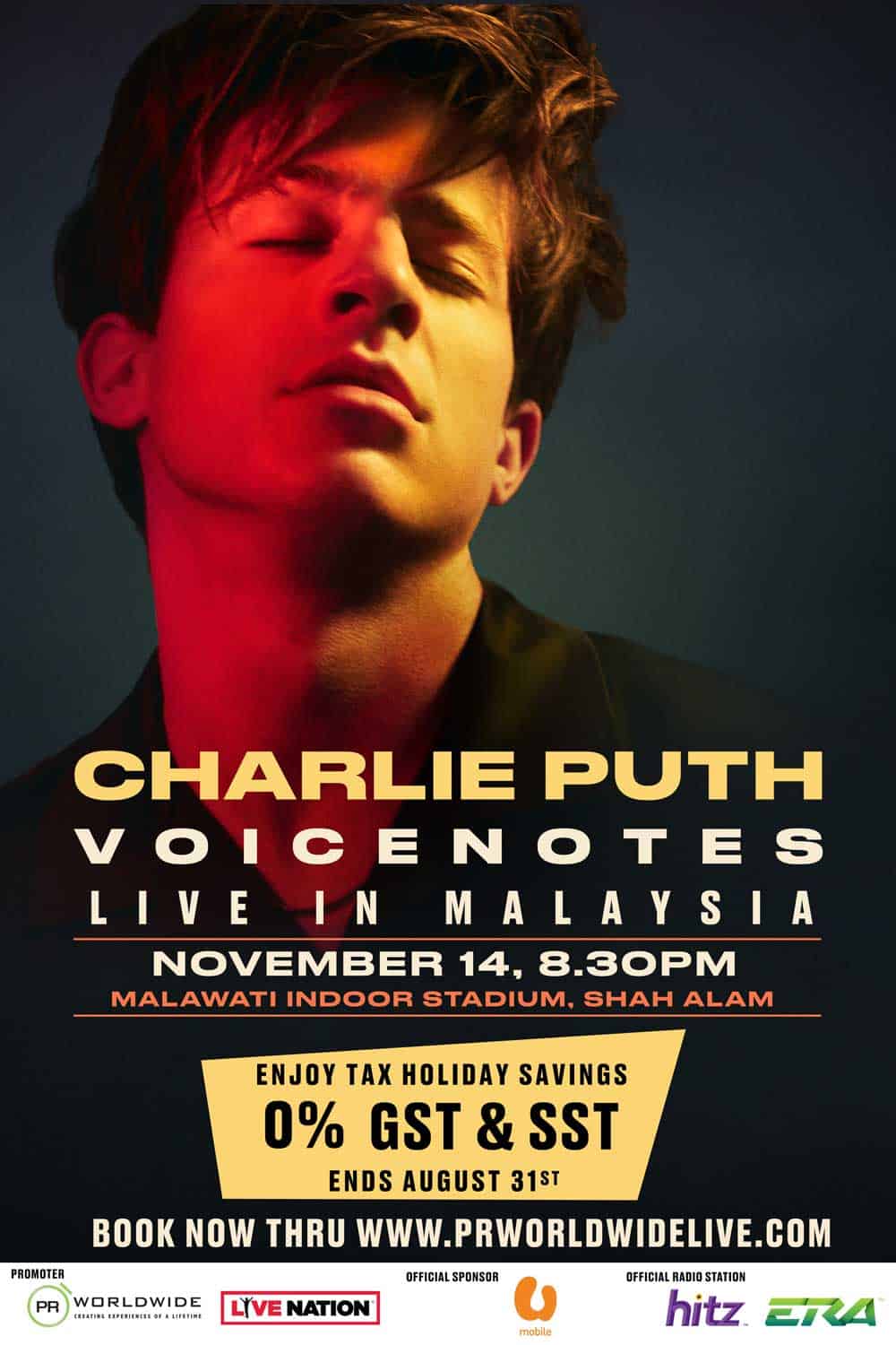 charlie puth concert asia charlie puth voicenotes tour live in malaysia pr charlie puth concert asia charlie puth voicenotes tour live in malaysia pr