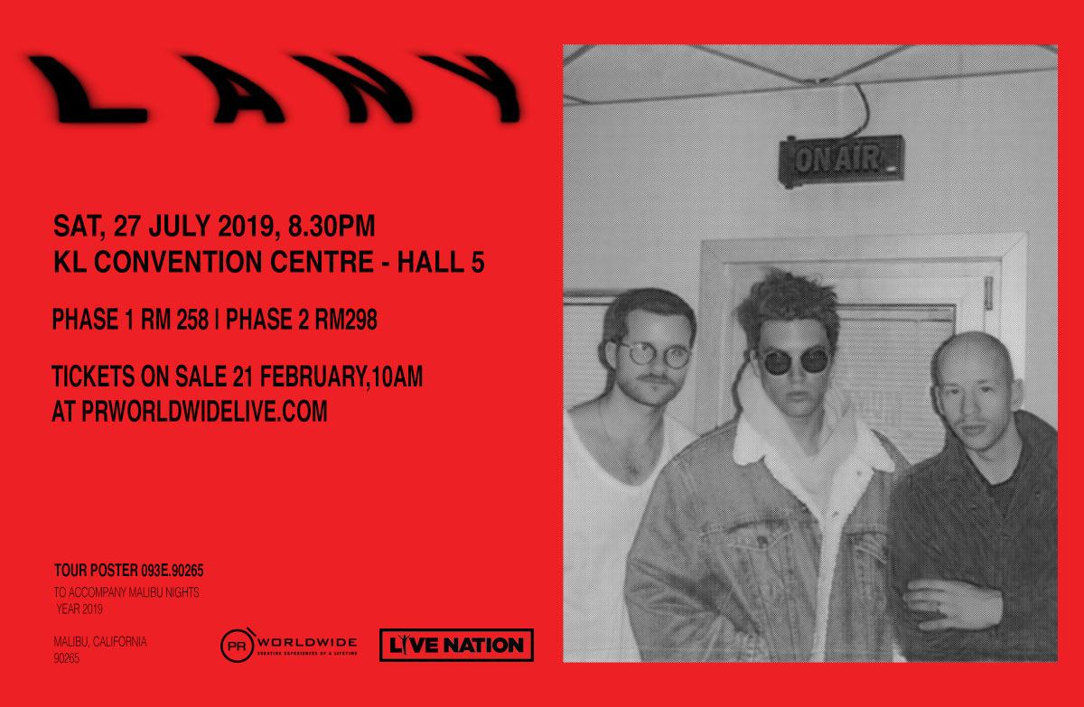 Image result for 3. LANY Kuala Lumpur 2019