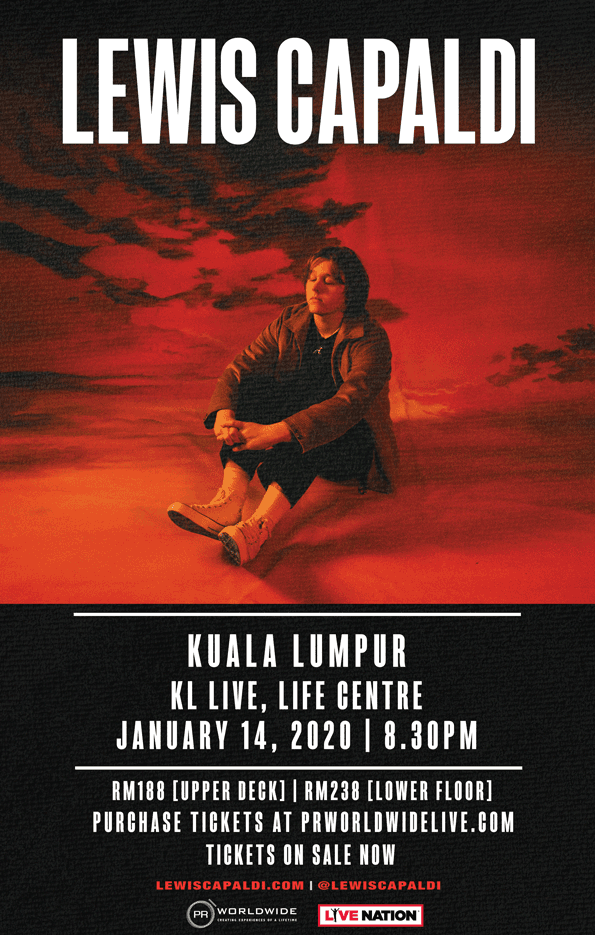 Lewis Capaldi Live In Kuala Lumpur Tickets From Rm188 Pr