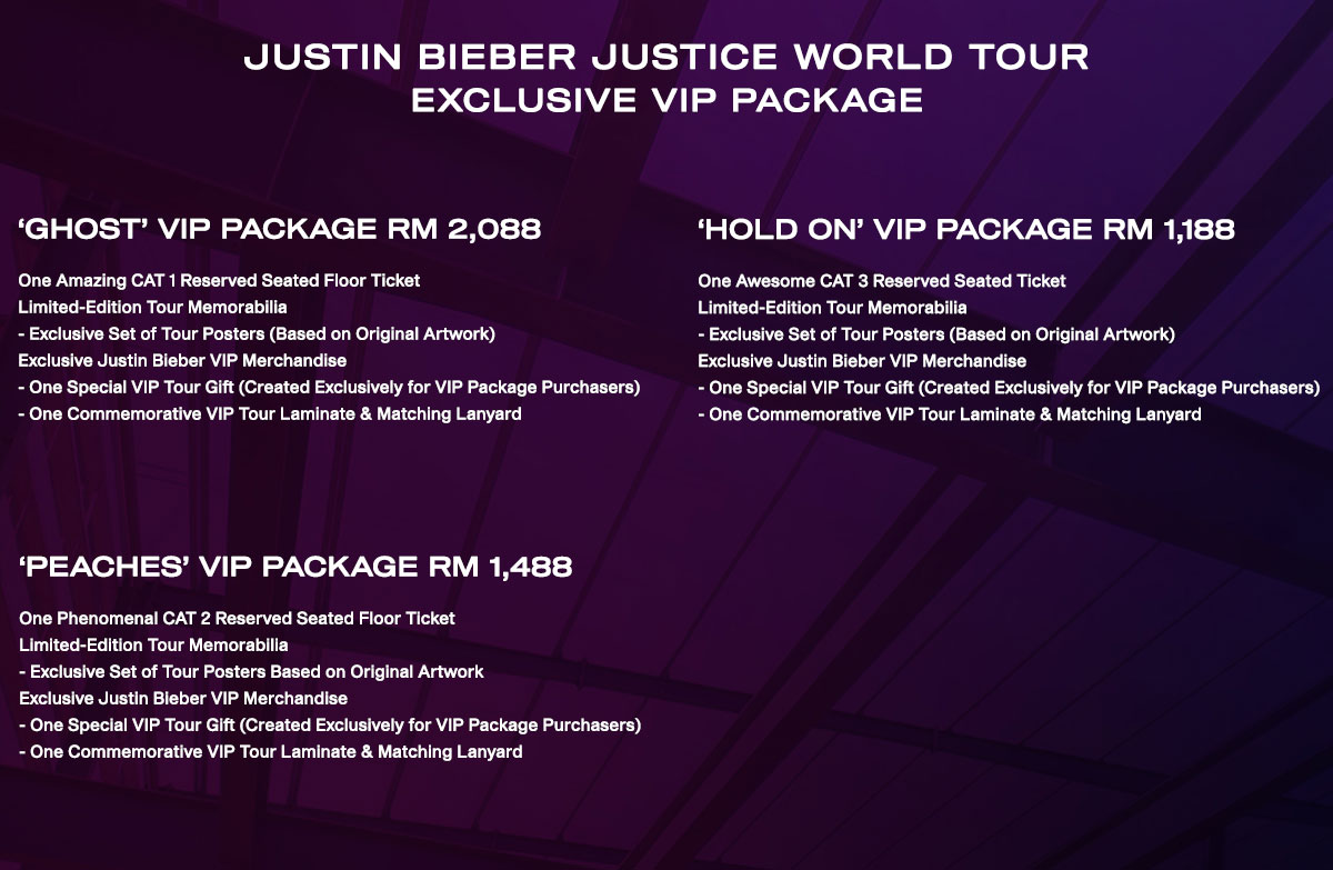Ticket concert justin bieber malaysia Justin Bieber