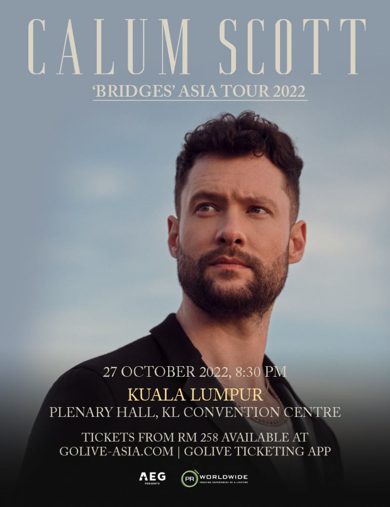 Calum Scott ‘Bridges’ Asia Tour 2022 Kuala Lumpur PR Worldwide