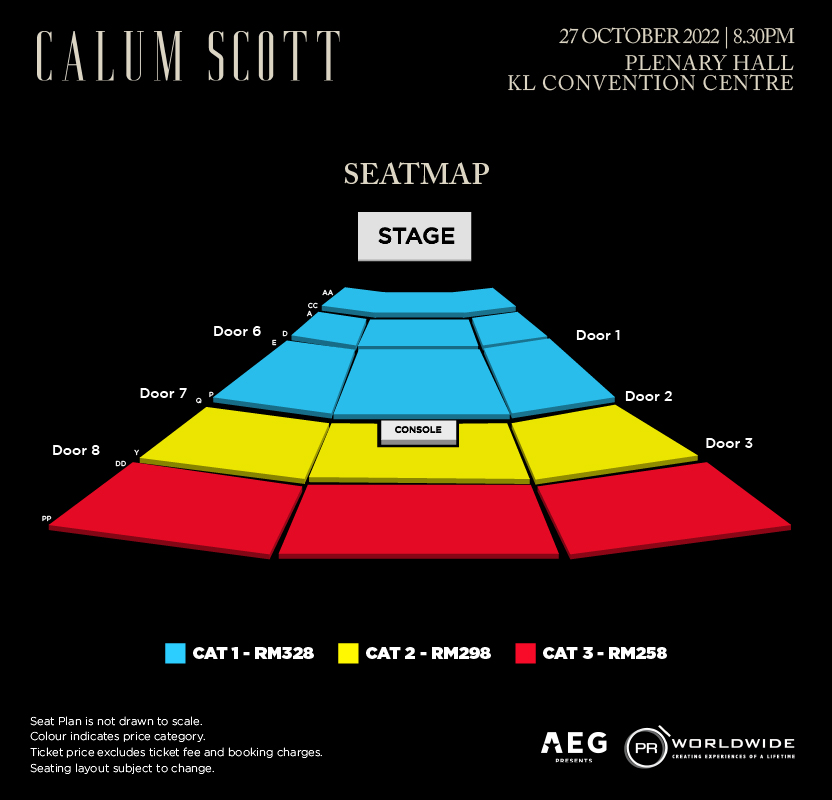 Calum Scott ‘Bridges’ Asia Tour 2022 Kuala Lumpur