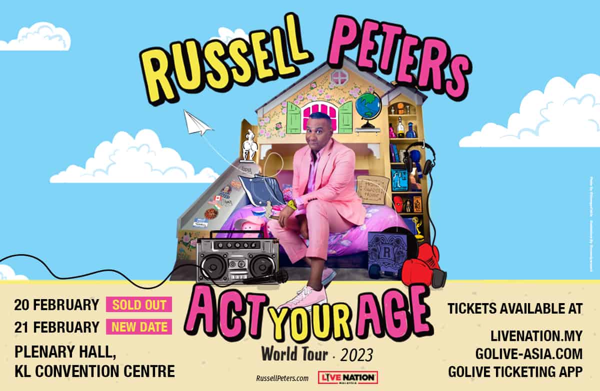 Russell Peters : Act Your Age World Tour 2023